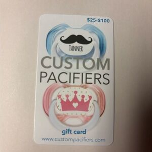 Custom Pacifiers Gift Card